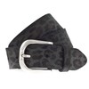 Vanzetti Leather Belt, Leo Gray