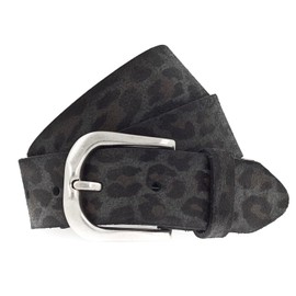 Vanzetti Leather Belt, Leo Gray