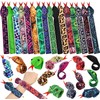 Pack of 16 Snap Bracelets, Snake Strike Bracelets, Reptile Party