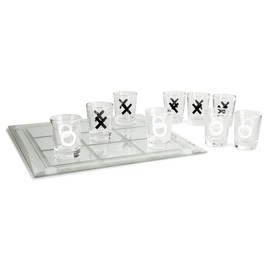 TIC-TAC-Toe Shot Glass Drinking Game Set
