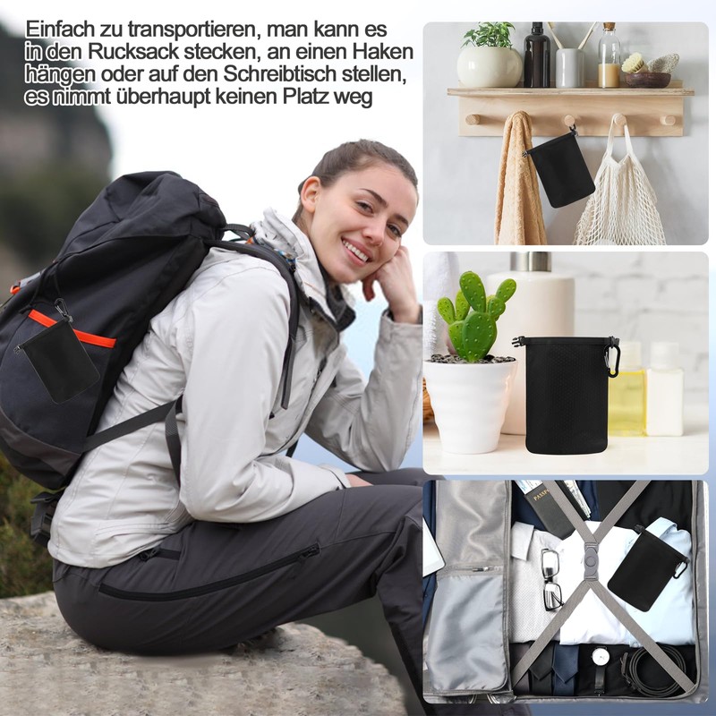 XIAOCHUAN Travel Soap Bag with Mesh Bag, Multifunctional Waterproof and
