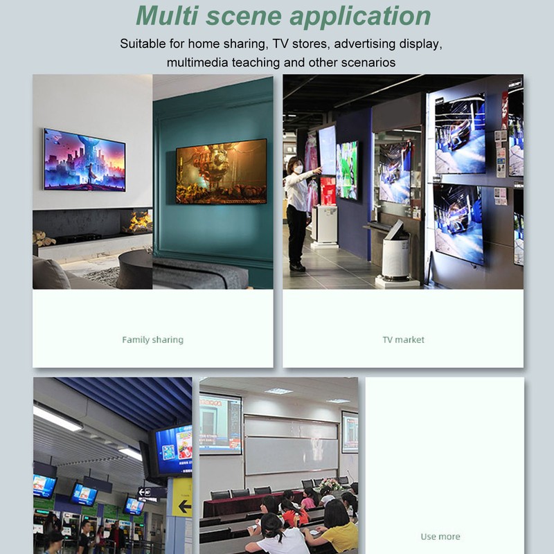 4K HD Multimedia Interface Switch Splitter 2 in 4 Out