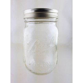 Ball Regular Mouth Pint 16-oz Mason Jars with Lid and Band 1-Pack