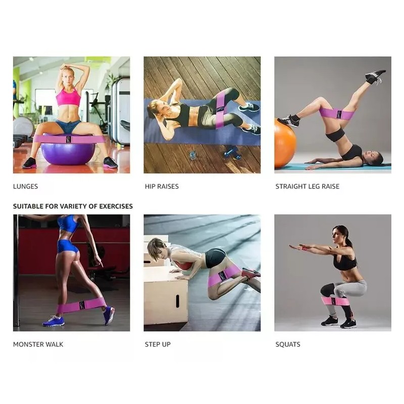 KH Bandas De Resistencia Ejercicio 3pz Gym Entrenamiento Ligas