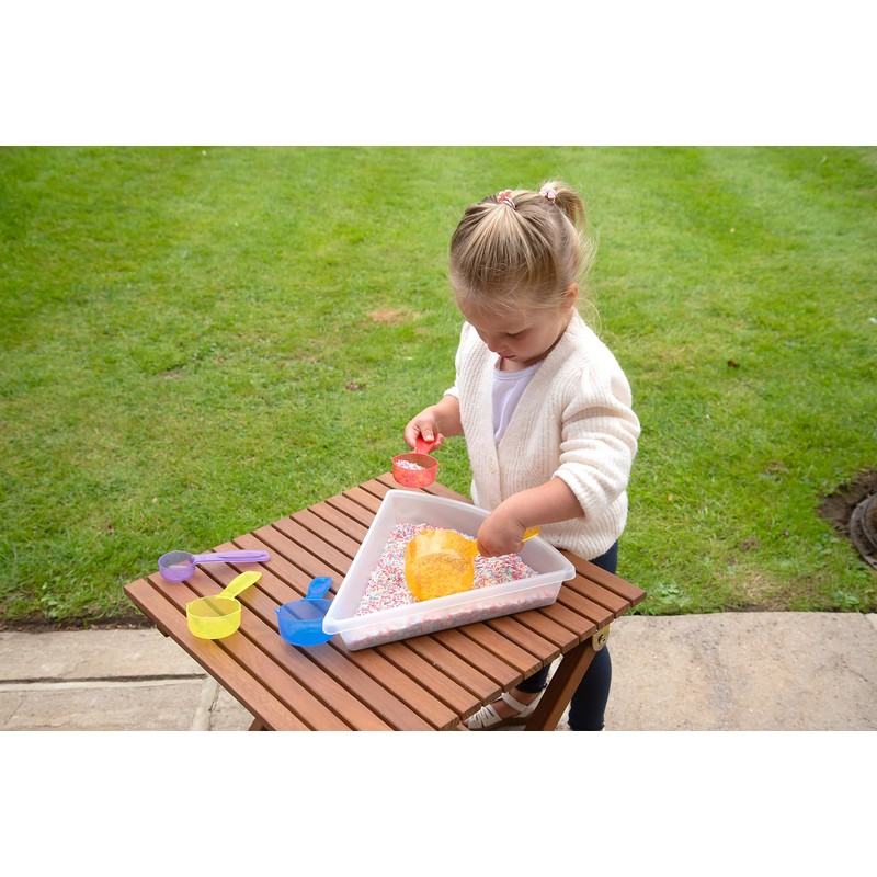 TickiT 73125 Translucent Measuring Cups - Sand Play - Water