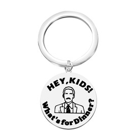 FAADBUK Irving Bailiff Lover Gift Lumon Industries Gift Irving Bailiff Quote Keychain for TV Show Fan (What's for Dinner Keychain)