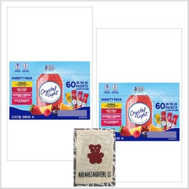 2 Pack- Light Variety Pack Drink Mix Packets (60 pk. each) - Mae Mae's Marketing, LLC Bundle