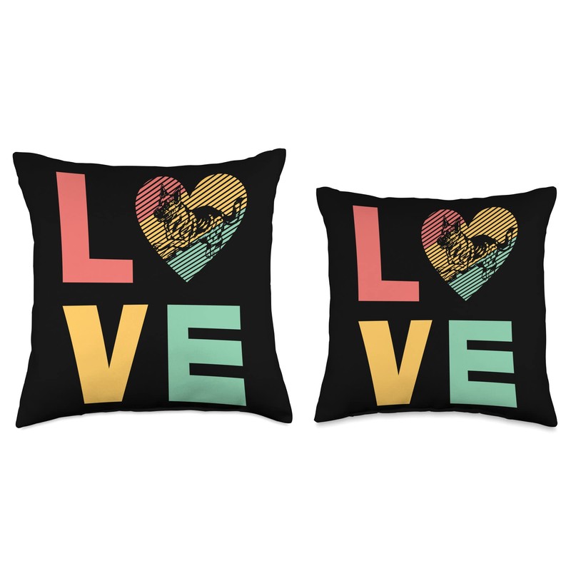 German Shepherd Dog Funny Saying Throw Pillow