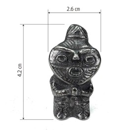 Ichitoudo Iron Supplement, Nanbu Tekudou (Chibi Gassho Iron Figure) W 1.0 x D 1.0 x H 1.7 inches (2.6 x 2.5 x 4.2 cm)