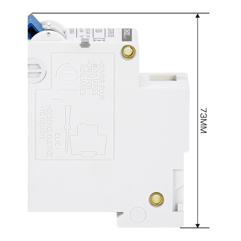 DIHOOL Miniature Breaker, 1 Piece 100 Amp 12-240V DC Disconnect