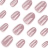 24 Piezas de Uñas Postizas a Presión, Uñas Falsas Cuadradas