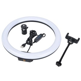 EBTOOLS Makeup Lamp Light Ring,TPD668 12W 12 Inch 160LED Dimmable Ring Light 3200K-5600K Replacement for Makeup with Ball Head Phone Clip