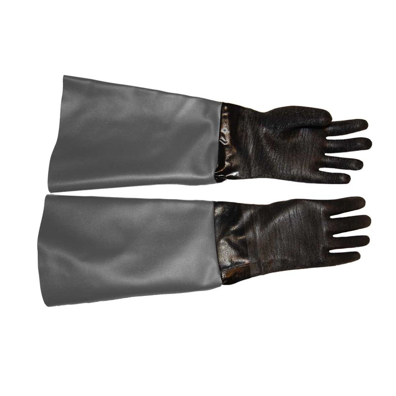 TUFF-Blast Gloves for Sandblasting Sandblaster Sand Blast Cabinet - 7.25"