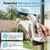 Window Vacuum Squeegee Cordless, 2000Pa Electric Window Cleaner Tool