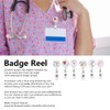 Retractable Badge Reel Clip Portable Nurse ID Name Card Badge