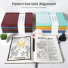 OFFIGIFT Bullet Dotted Journal Notebook, 312 Numbered Pages A5 Hardcover