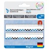 Sachverständigen-Accessoires® Crime Scene Ruler as Detective Magnetic Cards, Set of
