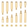 PATIKIL M3+6mm Standoff Screws, 240Pcs Male to Female Hex Brass