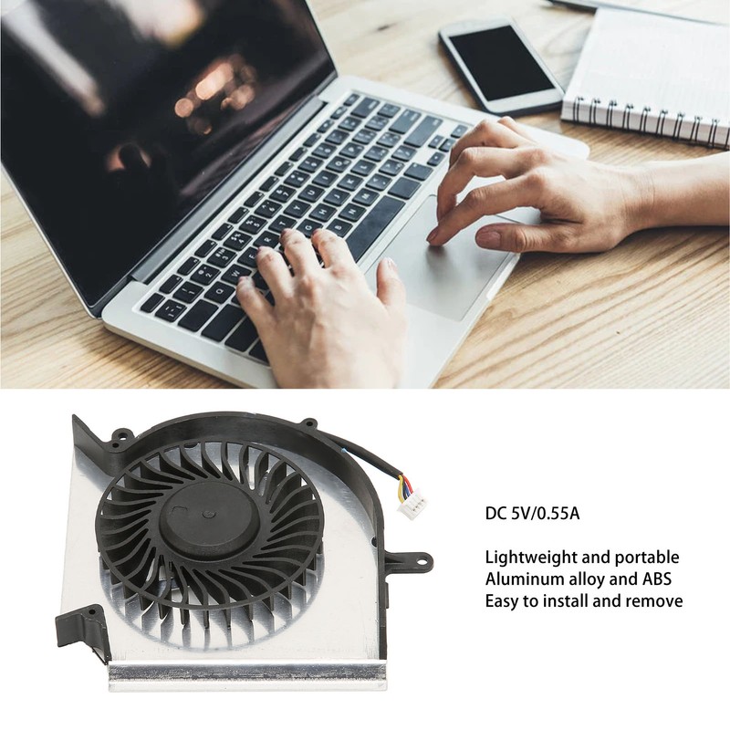 CPU GPU Cooling Fan Replacement for MSI GE75 GP75 GL75