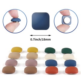 Colorful Magnets,16 Pcs Cute Fridge Magnets Square Decorative Magnets Fun Locker Magnet for Refrigerator with Storage Box Magnets for Fridge Decoration for Whiteboard Office Kitchen Cabinet