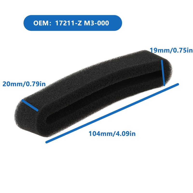 eMagTech 2 Pcs Lawn Mower Engine Air Filter Compatible with