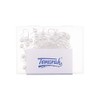 Temorah Fly Tying Jig Heads (plata, 1/60 onzas, 50 unidades)