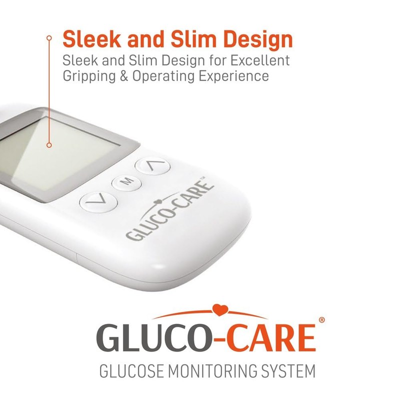 GLUCO-CARE Monitoring Kit (meter, 10 lancets, 1 lancing device, case,