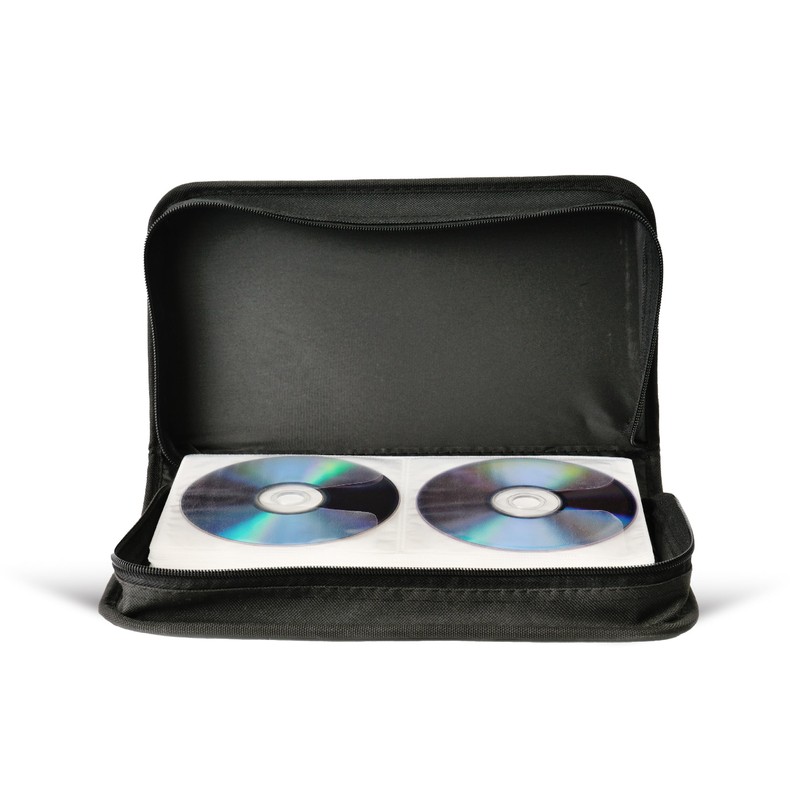 groov e 120-Disc Portable CD Wallet - CD Holder Case