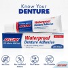 Secure waterproof denture adhesive - zinc free - extra strong