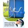 POOLHACKER Pool Fittings Dual Split Hose Plunger Valve, Pool Parts