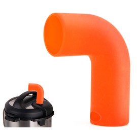 Steam Release Diverter Accessory Fits Instant pot 3, 5, 6,8 Qt Duo & Smart Models Only,Made By High Grade Food Silicone,Helps Protect Cabinets-Orange
