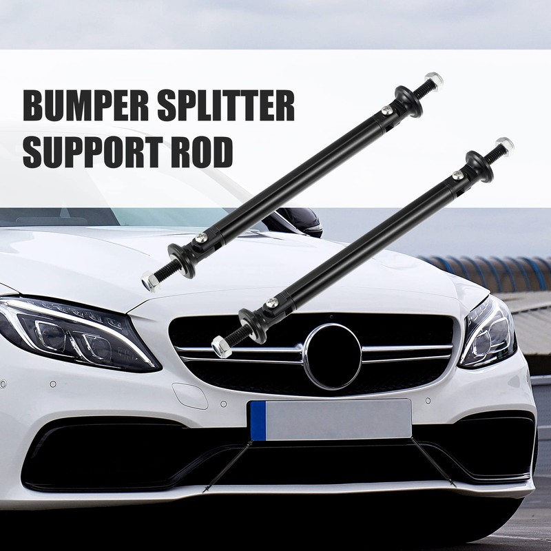 X AUTOHAUX 1pair 100mm 3.94" Adjustable Car Bumper Splitter Support