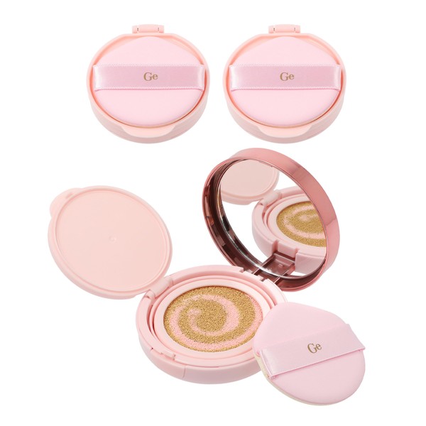 Charm Zone Ge Jelly Cover Cushion Foundation Special Set (2 Refills) Korean Cosmetics