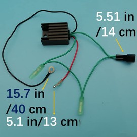 Tuzliufi Voltage Regulator Rectifier Compatible with Yamaha Outboard 6H2-81960-10-00 40HP 50HP 60HP 70HP C40 C50 C60 C70 40 50 60 70 HP 2000 2001 2002 2003 2004 2004 2005 2006 2007 2008 2009 2010 Z622