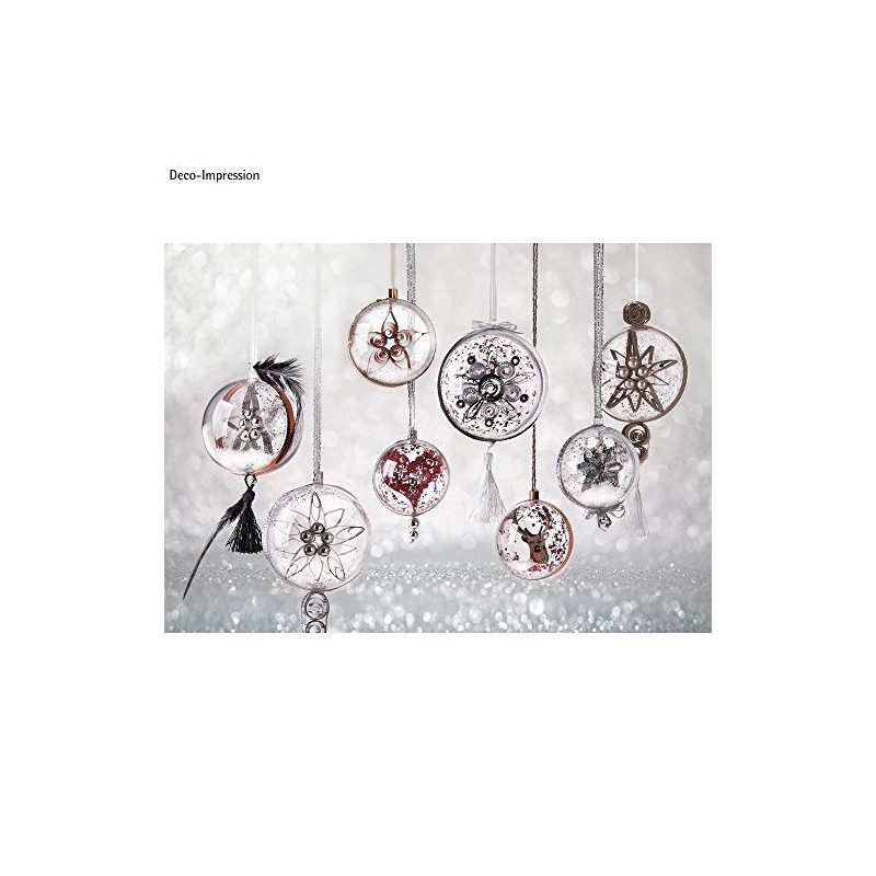 Rayher 3911737 Plastic Ball Diameter 18 cm Crystal Pack of