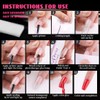 60pcs Silk Fiberglass Nail Extensions Silk Fiberglass Gel Set Nail