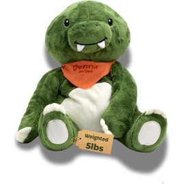 Weighted Anxiety Comfort Animal – 5 lb Dinosaur Calming Plush for Kids & Adults