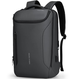 MARK RYDEN Business Backpack for Men, Waterproof High Tech Backpack with Sport Car Shape Design and USB Charging Port, Travel Laptop Backpack Fits 17.3 Inch Notebook