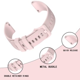 Harikiri Silikon Straps Compatible with Veryfitpro ID205L,19mm Strap for GRV,Willful,Yamay,Letsfit,LETSCOM,TEMINICE,LFEBEE,Lintelek,GRDE,Blackview,Fitpolo,Umidigi,ID205S ID205L ID205G SW020 Uwatch3