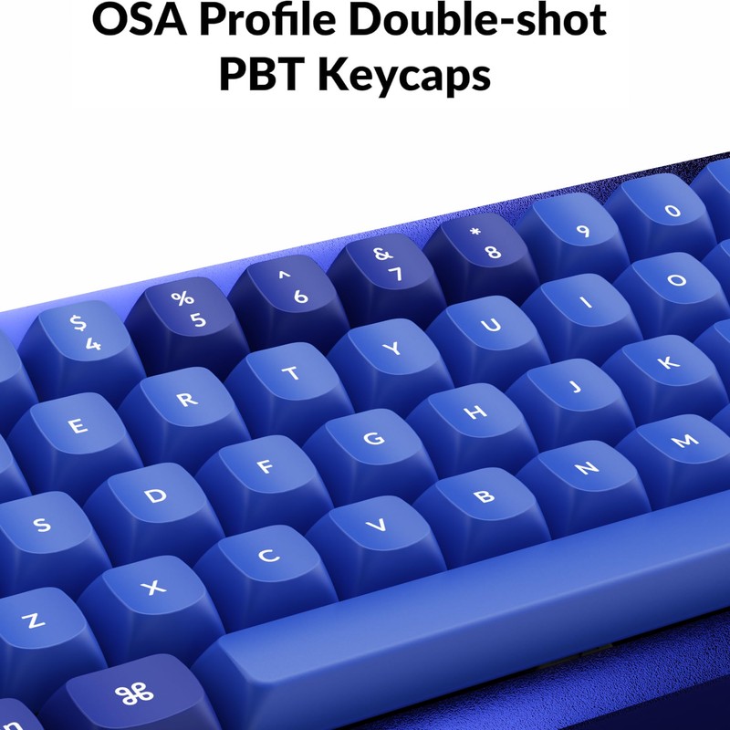 Keychron Q7 Wired Custom Mechanical Keyboard, 70% Layout QMK/VIA Programmable