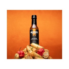 Aka Miso Ghost Reaper Hot Sauce By Bravado Spice FEATURED ON HOT ONES Gluten Free, Vegan, Low Carb, Paleo Hot Sauce All Natural 5 oz Hot Sauce Bottle Award Winning Gourmet Hot Sauce