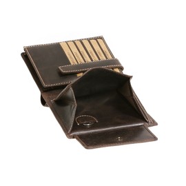 Mens and Ladies Wallet with large card compartment LEAS, Genuine Leather, brown - ''LEAS Vintage-Collection''