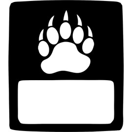 JeepTails Bear Paw Tail lamp Light Covers Compatible with Jeep Wrangler JL (Non-LED) - Black - Set of 2