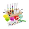 Baoblaze Montessori Balls in Cups, Beads Test Tube Toy, Rainbow