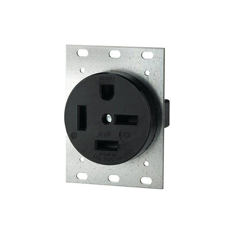Eaton 8460N 60 Amp 250V 15-60 3-Pole/4-Wire Power Receptacle