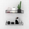MENEONE Pegboard Shelves, Peg Board Hooks, for Organizing Various Tools,