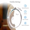 Dovhmoh 4pcs/set Violin Strings E-A-D-G Steel + Nickel Wire Musical