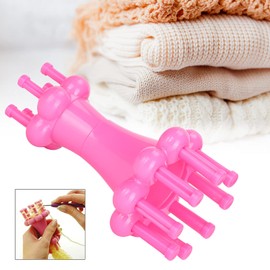 Knit Spool Loom Set 2‑End Yarn Wool Knitting Knit Spool Loom Set Yarn Wool Knitting Device Winding Rope Winder Hook Tool