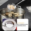 Stainless Steel Slotted Spoon, Straining Spoon with Oval Handle, Comfort