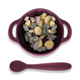 Bazzle Baby Silicone Suction Bowls with Suction Lid and Spoon | 3-piece set | BPA Free Silicone | Perfect for 4-36 Months.